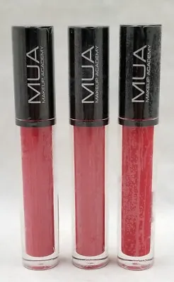 3 Mua Makeup Academy Luminizing Lip Gloss #100 Crimson  • $7.99