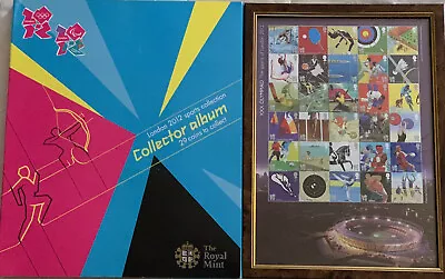 2012 London Olympic Games 50p Coin Full Set & Completer Medallion & Stamps Sheet • £395.50