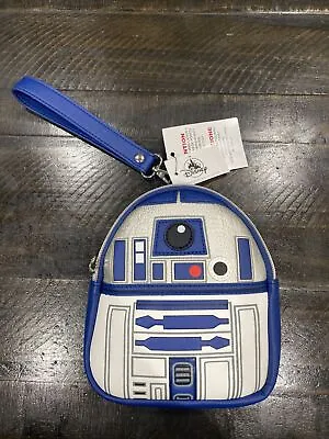 Disney Parks Loungefly R2D2 Droid Star Wars Backpack Wristlet NWT • $39.95