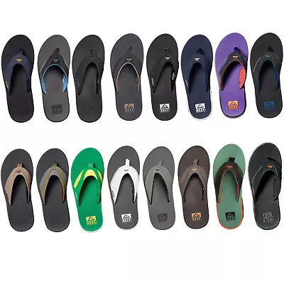 Reef Mens Fanning Pool Beach Holiday Flip Flops Thongs Sandals • $50.99