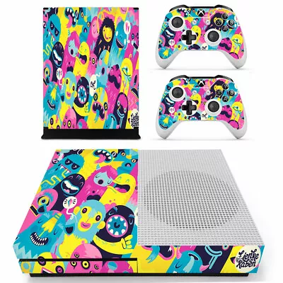 AU For Xbox One S Console & 2 Controllers Decal Vinyl Skin Wrap Sticker HOT • $22.32