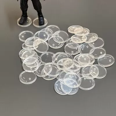 Lot 60Pcs 32mm Clear Display Stand Base For 6  Marvel DC MOTU Action Figures Toy • $18.04