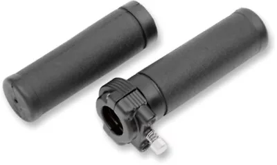 Drag Specialties Black Dual-Cable Throttle Assembly For Harley Motorcycle • $26.95