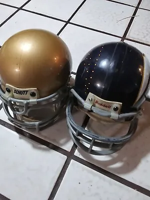 Vintage Mini Football Helmets Lot Chargers Light Up And Schutt • $35