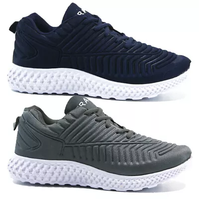 £11.95 • Buy Mens Running Trainers Shock Absorbing Casual Lace Gym Walking Sports Shoes Size