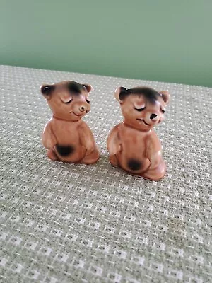 3 Vintage Van Tellingen Hugger BEAR HUG Salt And Pepper Shakers • $8.95