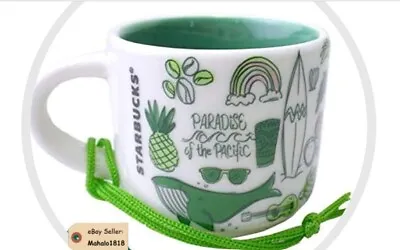 $23.99 • Buy 2oz ORNAMENT Starbucks HAWAII BEEN THERE SERIES Demitasse Espresso Mini Cup Mug