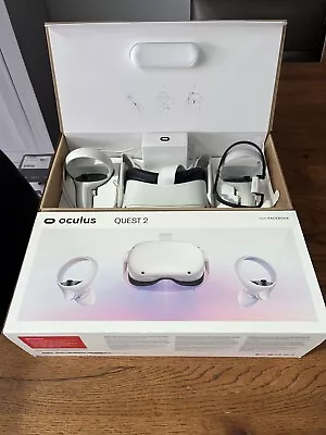 Meta Oculus Quest 2 128GB All-In-One VR Headset All Complete  Vgc • £165