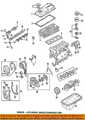 MITSUBISHI OEM 97-02 Mirage-Engine Timing Cover MD331679 • $50.23