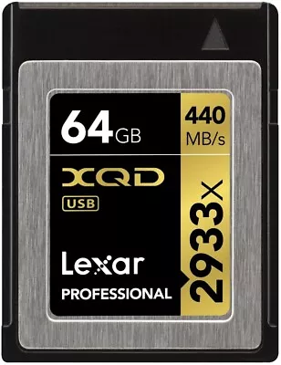 Lexar 64GB 440MB/s 2933x XQD Memory Card • £85