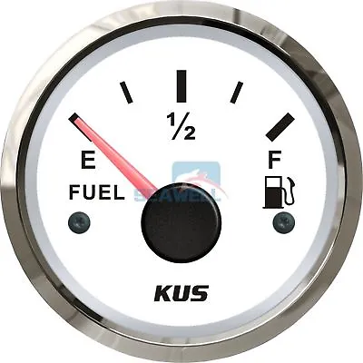 KUS Fuel Tank Gauge Boat Marine Truck Car GasLevel Indicator 52mm 0-190ohms • $24.99