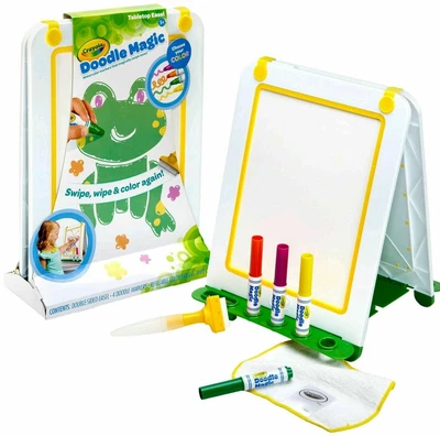 £14.99 • Buy NEW - Crayola Doodle Magic Tabletop Double Sided Easel & 4 Coloured Markers