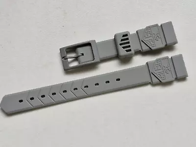 Vintage Tag Heuer First Gen Formula 1 F1 Rubber Band Strap Grey 14mm Ladies ? • £54.99