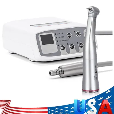 Dental NSK Style Brushless Electric Micro Motor+ 1:5 Contra Angle Handpiece • $288.40