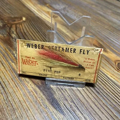 Vintage Fishing Lure Weber Streamer Fly Sealed Nice Flyrod Bait • $0.99