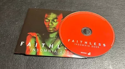 Faithless - Insomnia 2005 - CD & Inlay Inc - NO CASE - Free P&P • £6.49