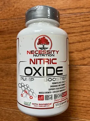 Necessity Nutrition Nitric Oxide Pump Booster Muscle Growth Size 132ctSupplement • $0.99