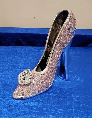 £19.99 • Buy Bling Pink Crushed Crystal Shoe Ornament