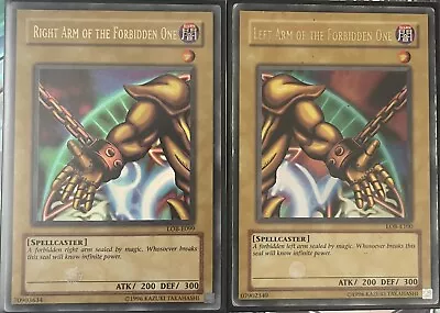 £25 • Buy Yugioh LOB-E EXODIA ARMS (played)