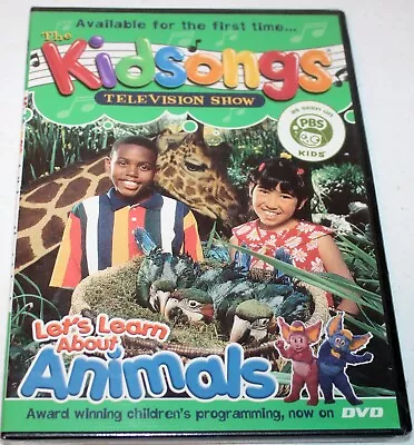 The Kidsongs: Let's Learn About Animals (New Sealed DVD 2006) PBS Kids Show • $12.40