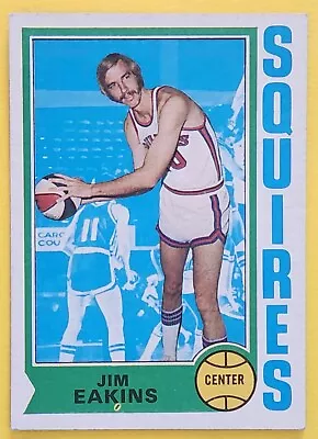 JIM EAKINS 1974-75 Topps #258 Virginia Squires ABA • $1.99