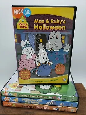 4 Max & Ruby DVDs ~Halloween~Perfect Pumpkin Summertime~A Merry Bunny Christmas • $9