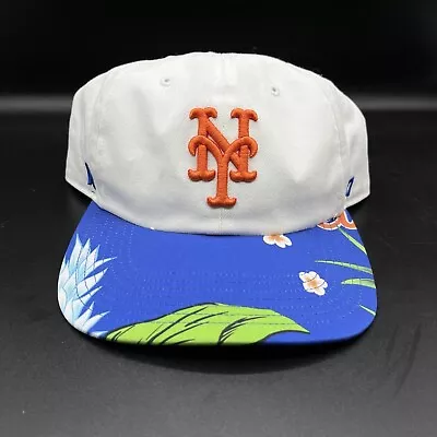 New York Mets MLB Baseball Hurley ‘47 Phantom Paradise Captain Snapback Hat Cap • $16.99