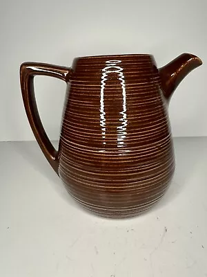 McCoy Coffee Pot Beehive Style Brown Wear / Weird Spout / No Lid • $18.95
