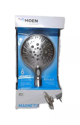 MOEN Attract W/ Magnetix 6-Spray Wall Mount Handheld Adjustable Shower Head • $44.95