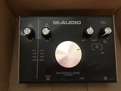 M-Audio M-TRACK 2X2 C-Series Audio Interface (USB Cable Included) • $50