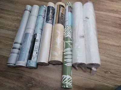 Mix Of Wallpaper Rolls 8x Rolls • £45.99