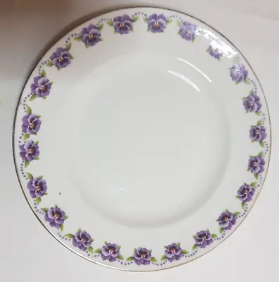 Samuel Radford  Radfordian  Side Plate 1915-1920 Purple Flower • £3