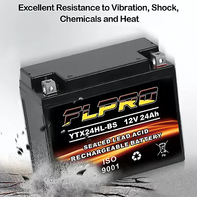 YTX24HL-BS Battery High Performance-Maintenance Free-Sealed AGM ATV Batteries • $60.95