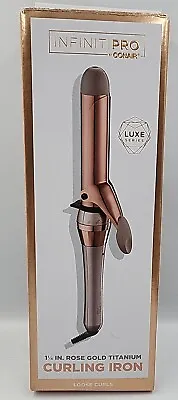 NEW Conair Infiniti Pro 1 1/4  Rose Gold Titanium Curling Iron (Model: CD251) • $14.40
