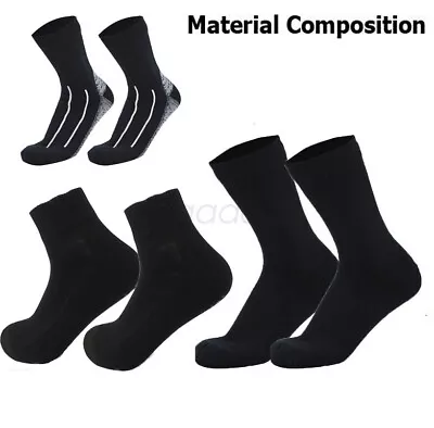 Waterproof (Masah) Socks 100% Sharia'h Compliant - Jet Black HOT UK Inventory • £11.99