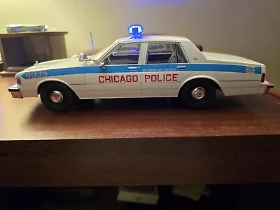 1/18 Custom Lit MCG Chicago Chevy Caprice Police Cruiser • $169.99