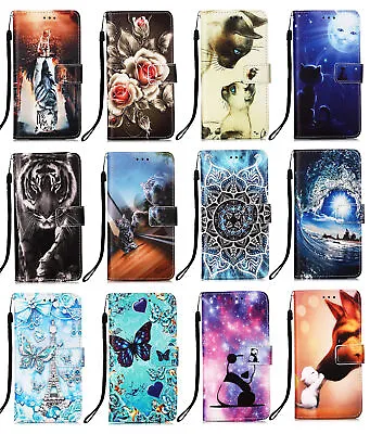 For Xiaomi Note 11 Pro 11 11T Luxury Pattern PU Leather Wallet Case Phone Cover • $10.99