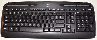 Logitech K330 Wireless Computer Keyboard Black Without Reciever • $14.65