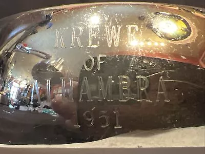 1951 Krewe Of Alhambra Silver Bracelet New Orleans Mardi Gras Krewe Favor • $28