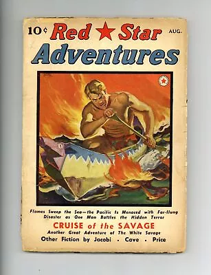 Red Star Adventures Pulp Aug 1940 Vol. 1 #2 VG • $29