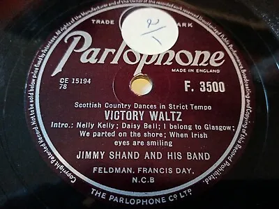 £6 • Buy Jimmy Shand & His Band - Victory Waltz / Somebody - Barn Dance - 78 Rpm