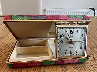 1960s Elgin USA  Travel Alarm Clock • £19