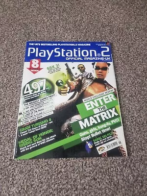 PlayStation 2 Official Magazine - UK Issue 34 / Jun 2003 - Matrix VGC • £5.50