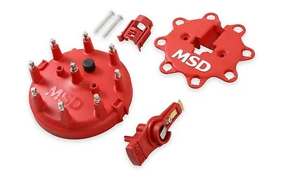 MSD Distributor Cap And Rotor Kit For Ford F-150 F-250 F-350 Bronco Mustang V8 • $66.56