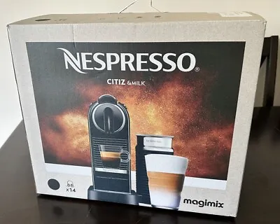 Magimix 11317 BLACK Nespresso CITIZ & Milk Coffee Machine - Aeroccino  BLACK • £139.95