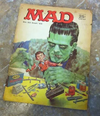 Vintage MAD (Frankenstein) Magazine Comic 1964- Cool! • $19.99