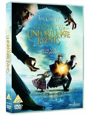 Lemony Snicket's: A Series Of Unfortunate Events DVD Comedy (2005) Jim Carrey • £1.95