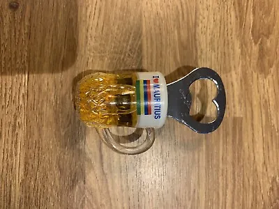 Mauritius Novelty - Beer Glass Bottle Opener With Magnet Holder • £1.25