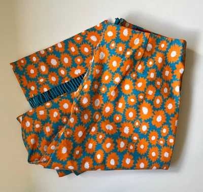 $150 • Buy STAUD “pine” Wide Leg Pants - Blue Daisy Print