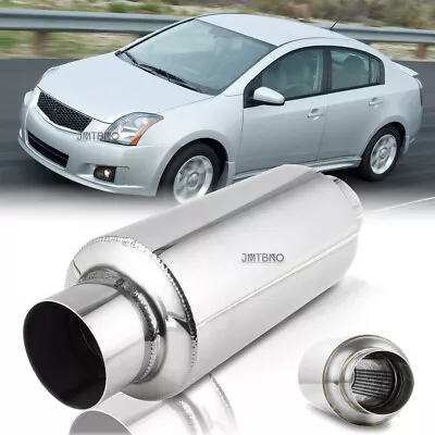 For Nissan Sentra 3'' Inlet/Outlet Muffler Resonator Exhaust Deep Tone 12  Long • $55.19